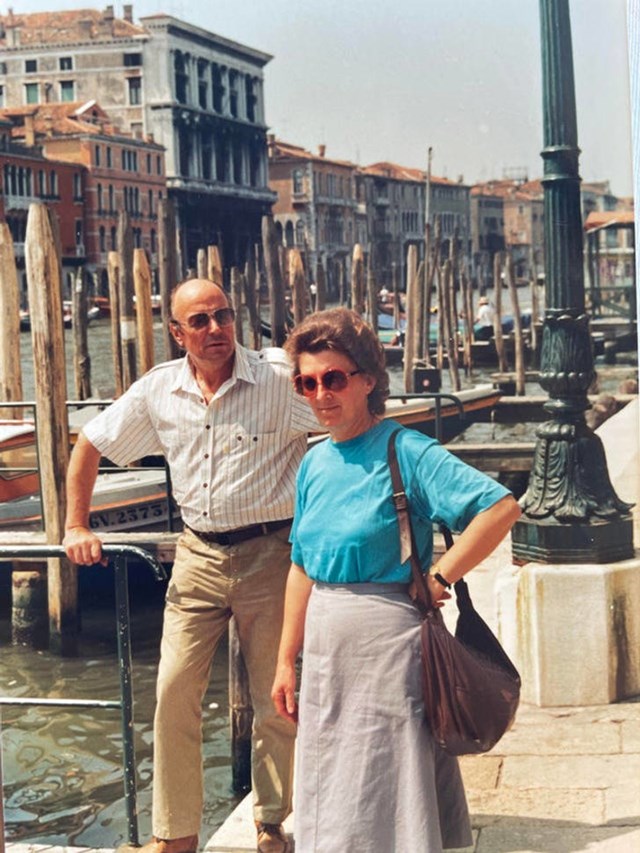 17. Moji baka i djed u Veneciji prije 30-ak godina
