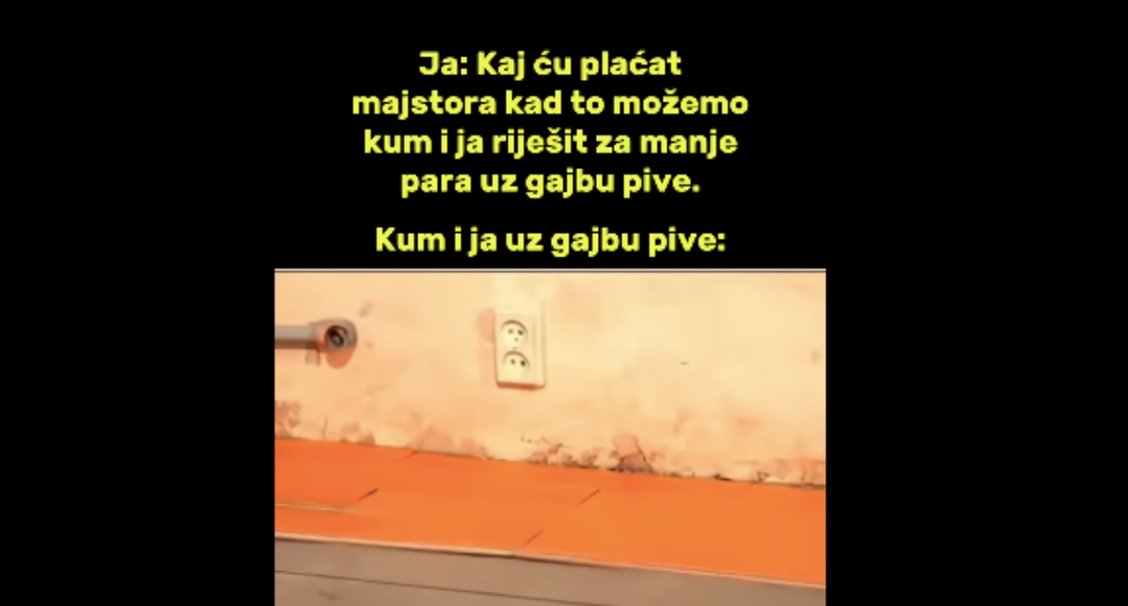 Fora pokazuje što se dogodi kad muškarci odluče uštedjeti na majstorima, hit je na Fejsu