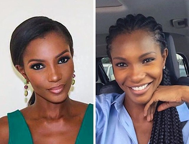 #8 Agbani Darego, MFR, Miss World Nigerija 2001