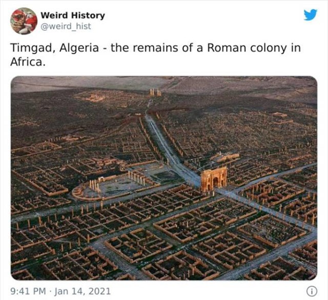 11. Ostaci rimske kolonije u Alžiru