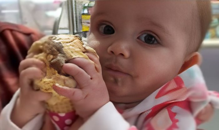 Beba je prvi put probala sladoled, snimka njezine urnebesne reakcije odmah je postala viralni hit