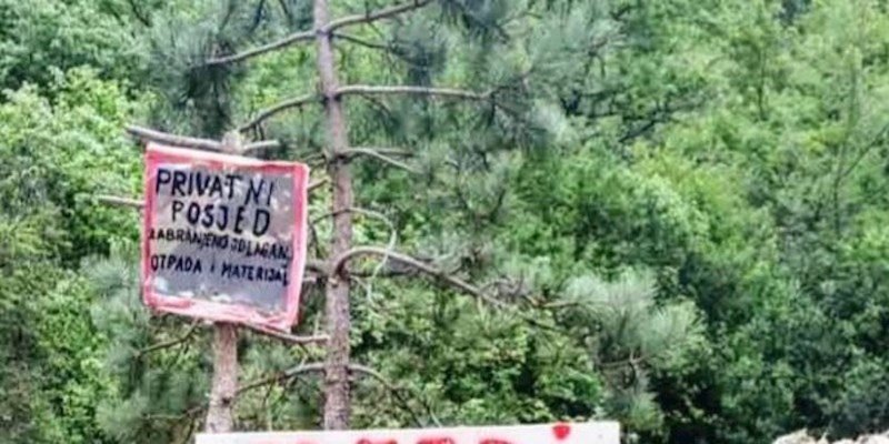 Dalmatinac je napisao poruku za ljude koji odlažu smeće na njegovoj zemlji, odmah je postala hit