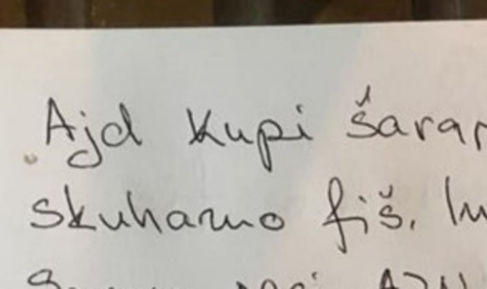 Hrvatica u Njemačkoj mužu je ostavila urnebesne upute za kupovinu, fotka je odmah postala hit