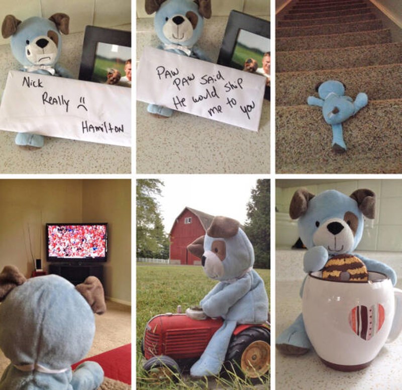 13. Moj sin ostavio je svoju omiljenu igračku na farmi kod moga tate. Ipak, on je svojom kreativnošću uspio spasiti stvar i umiriti unuka.