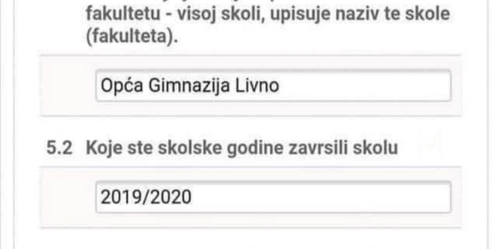 Tip iz BiH ispunjavao je online upitnik, morate vidjeti što je napisao umjesto imena  svoga oca