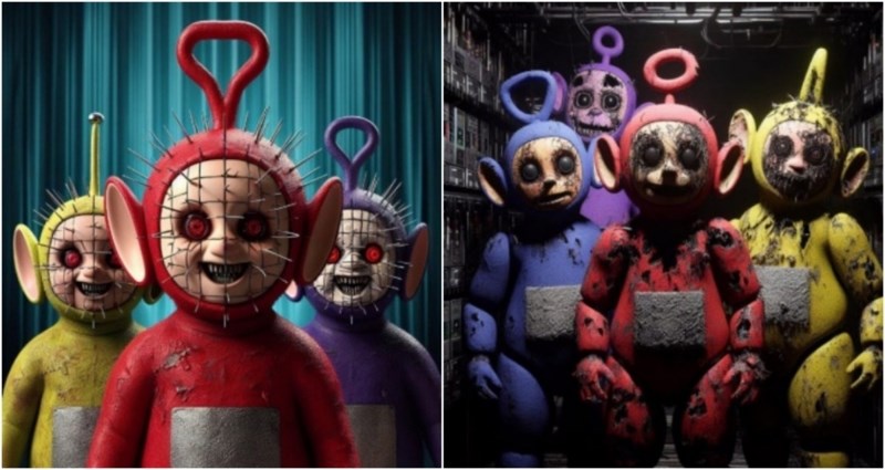 AI je pokazala kako bi Teletabisi izgledali da su horor film, fotke su odmah postale viralni hit