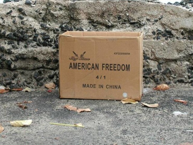 14. Američka sloboda...proizvedena u Kini.