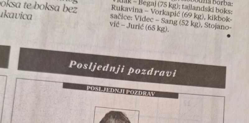 Upečatljiva osmrtnica iz domaćih novina postala je hit u cijeloj regiji, odmah ćete vidjeti zašto