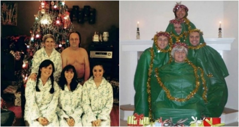 20+ obitelji podijelile su svoje uvrnute božićne fotografije, jedna je bizarnija od druge