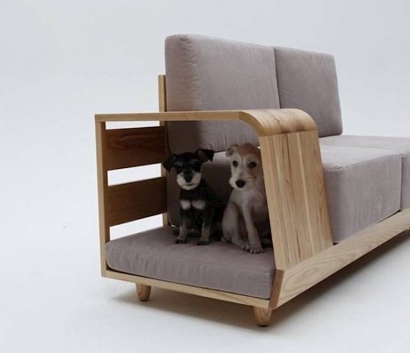 5. Kauč s kućicom za ljubimce