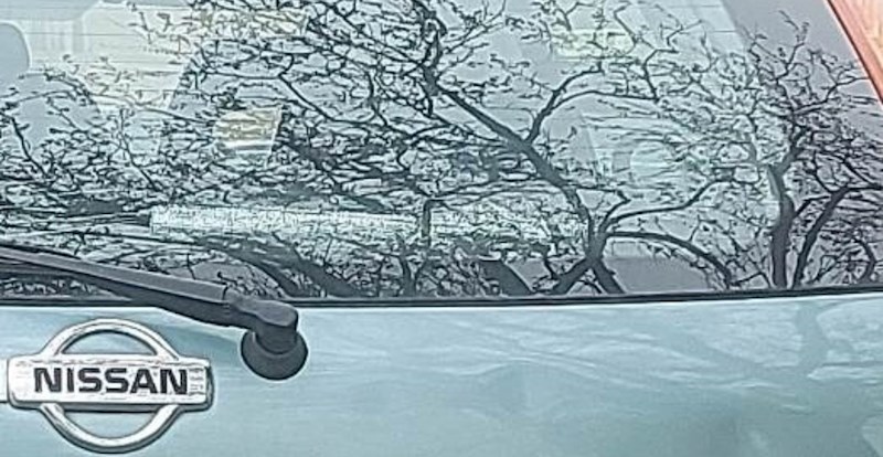 Tip je natpisom na svojem autu izazvao podijeljene reakcije; jednima je urnebesan, drugima neukusan