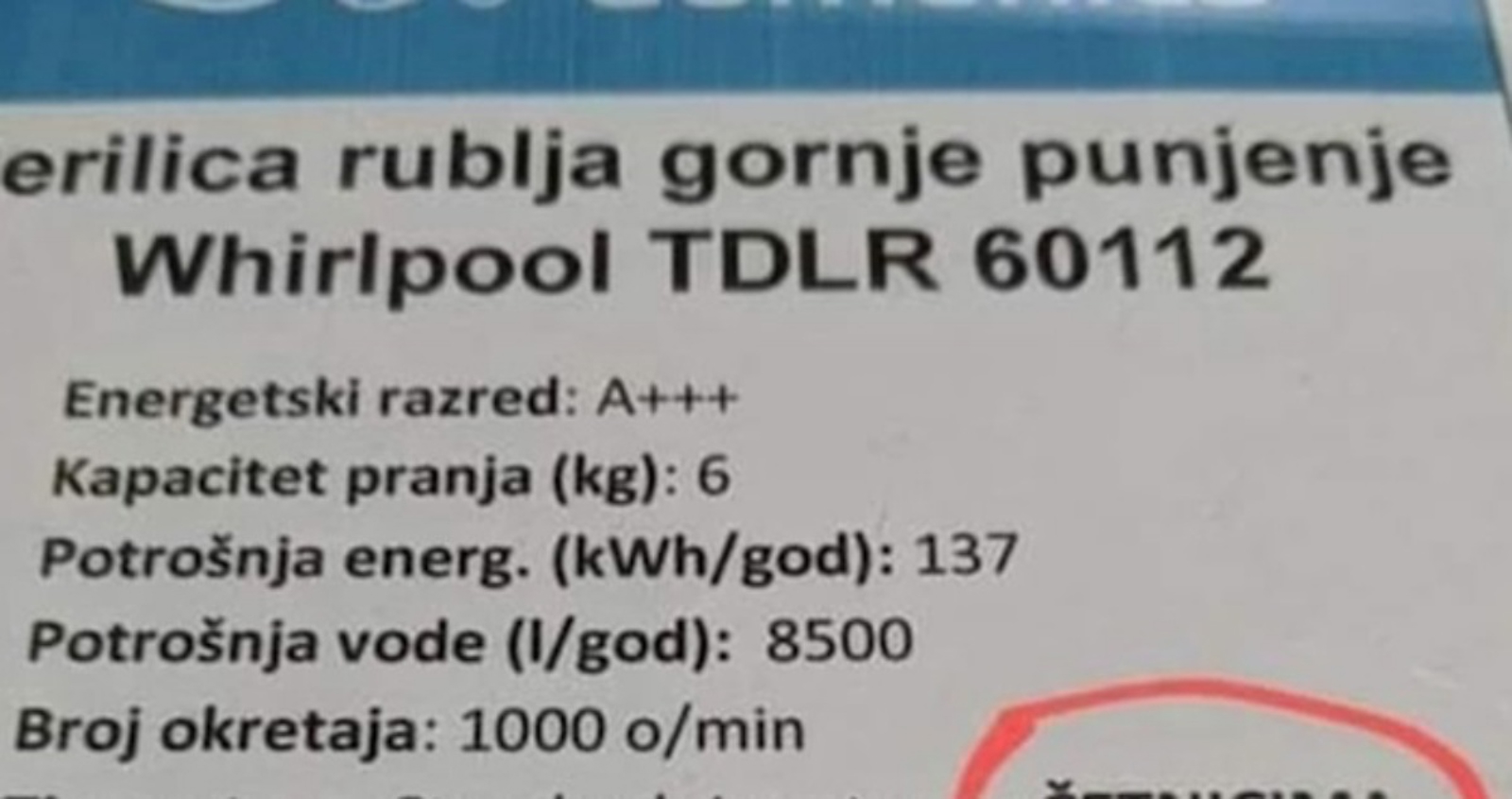 Kupac je u trgovini bijelom tehnikom primijetio urnebesnu grešku u opisu proizvoda, fotka je hit