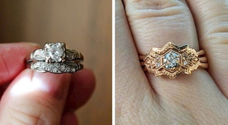 "Svekrva mi je poklonila zaručnički prsten svoje bake i rekla da ga uredim kako god želim."