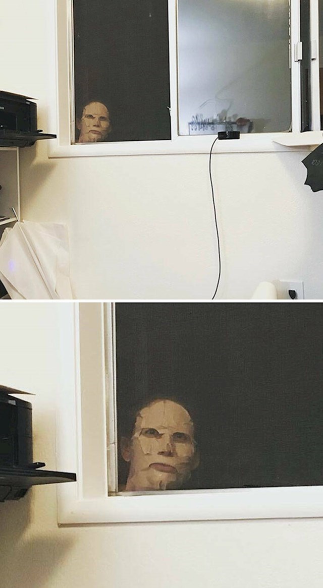 6. Ovako ga je prepala usred noći dok je radio u susjednoj sobi😂
