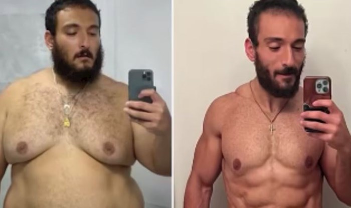 Tip se pune 2 godine fotkao svaki dan i pokazao koliko mu je vježbanje transformiralo tijelo