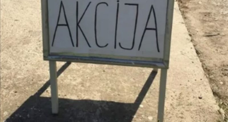 Reklama pred jednim seoskim dućanom nasmijala je cijelu regiju, odmah ćete vidjeti zašto