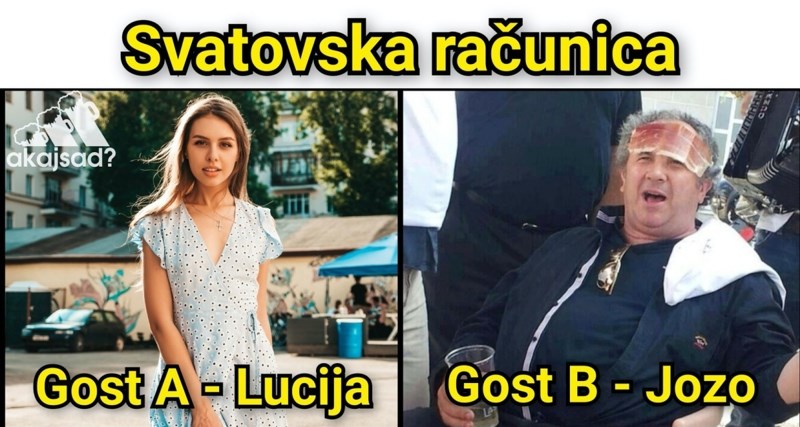 Fora o razlici u svatovskoj računici kod određenih gostiju nasmijala je tisuće, urnebesna je