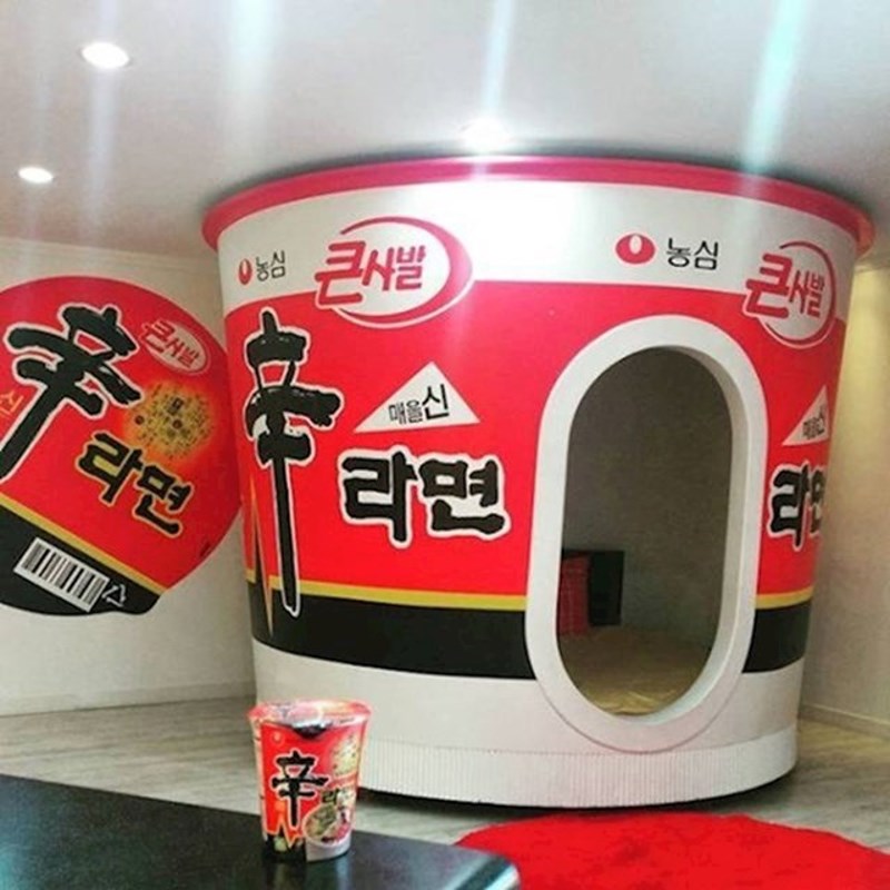 Možete prespavati u kutiji za ramen