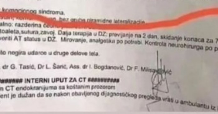 Fotka nalaza iz ambulante u Srbiji nasmijala je cijeli Balkan, morate vidjeti zašto je tip primljen