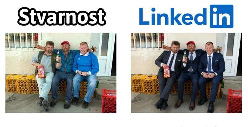 Fora na urnebesnom primjeru pokazuje razliku između stvarnog života i LinkedIna, hit je