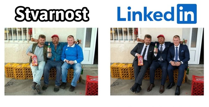 Fora na urnebesnom primjeru pokazuje razliku između stvarnog života i LinkedIna, hit je