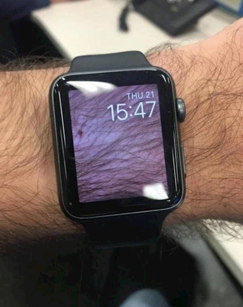 8. Ovo je mojem mužu pozadina na pametnom satu