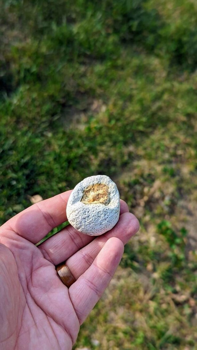 9. Pronašla sam kamen koji izgleda kao jaje