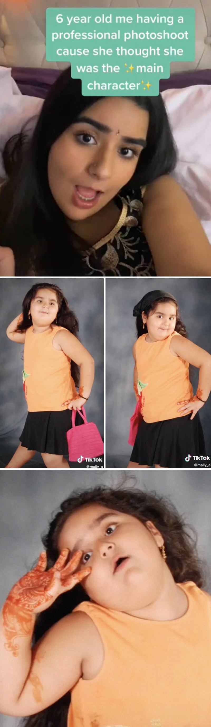 6-godišnja ja koja sam imala profesionalni fotošuting jer sam mislila da sam glavni lik