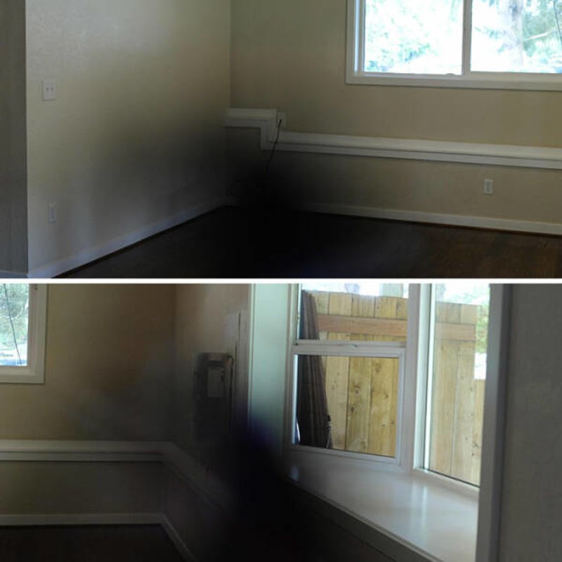 9. Moja mama fotkala je kuću koju smo kupili i sve fotke iz ove sobe ispale su loše