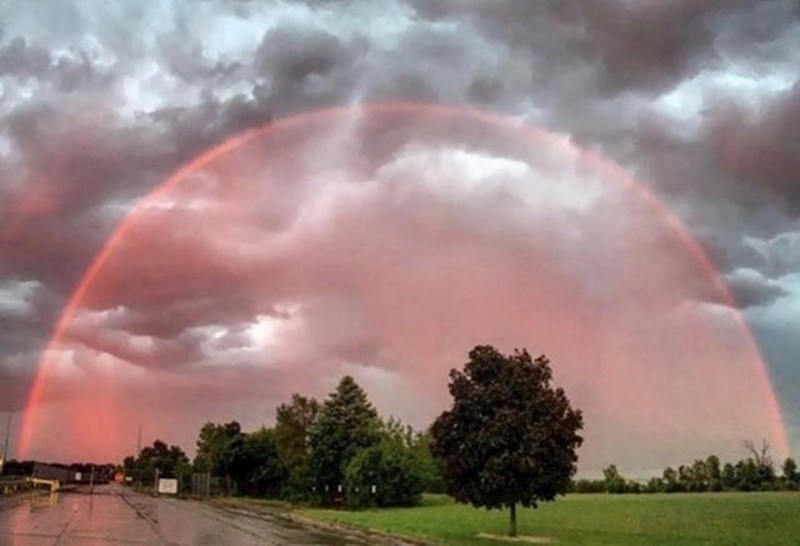 6. Crvena duga. Wow!!!