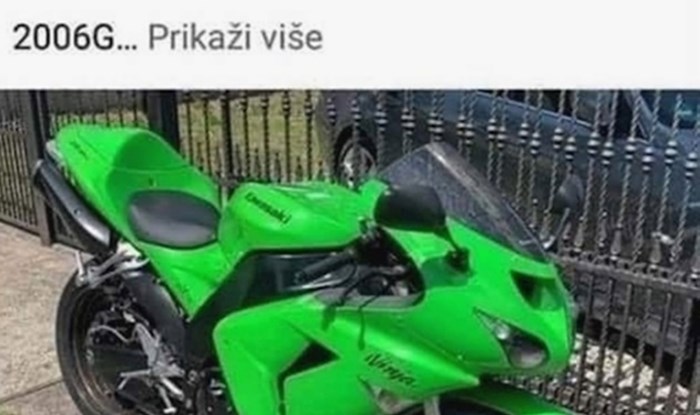 Oglas za prodaju motora privukao je pažnju zbog urnebesnog detalja, morate vidjeti ovaj hit