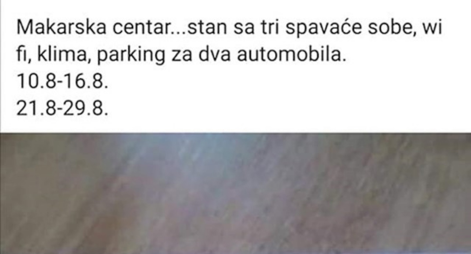 Starija žena iznajmljuje apartmane u Makarskoj, prasnut ćete u smijeh kad vidite njezin oglas