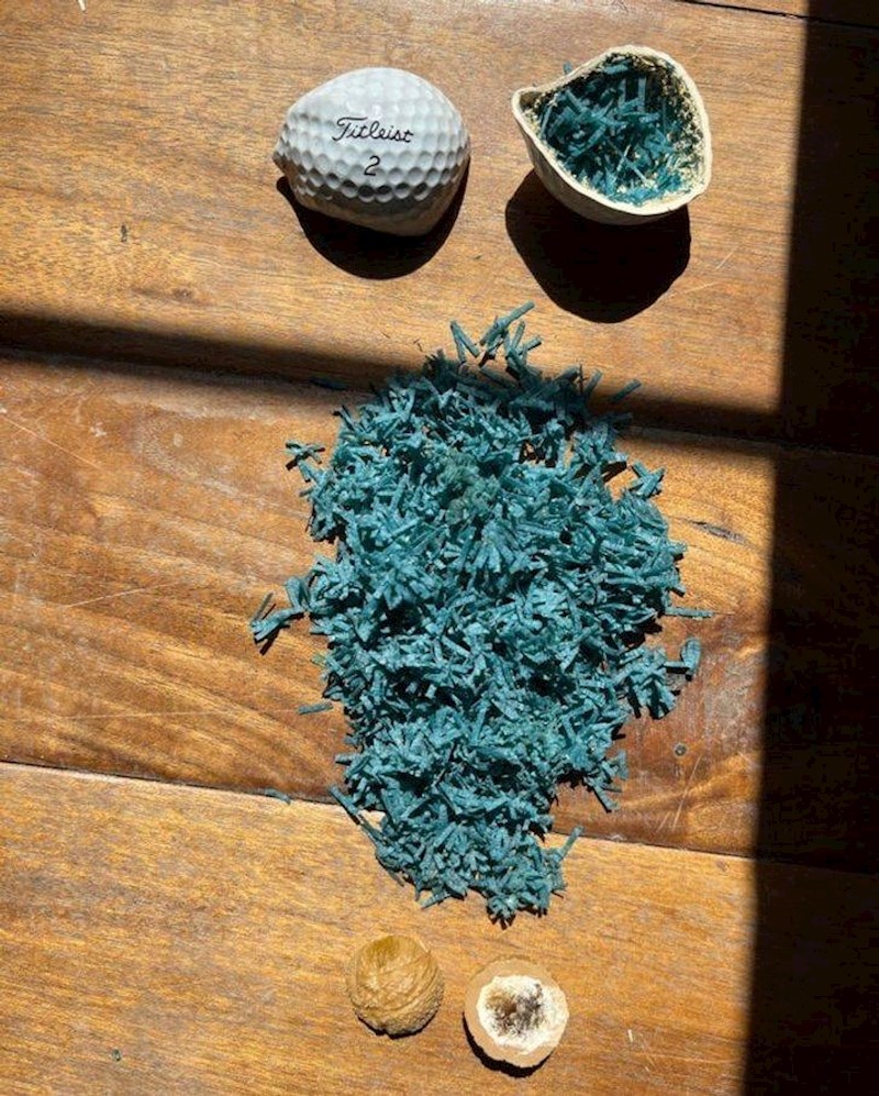 3. Unutrašnjost loptice za golf