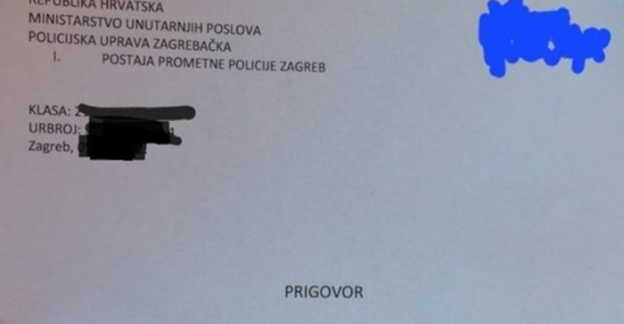 Vozač je napisao žalbu na dobivenu kaznu, fotka bizarnog pisanog prigovora obišla je Hrvatsku