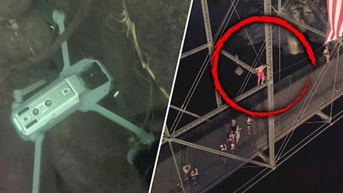 VIDEO Iz rijeke su izvadili pokvareni dron pa na njemu našli nesvakidašnju snimku