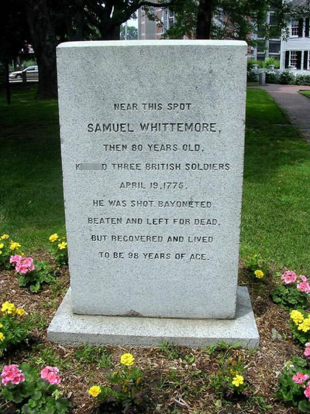 9. Samuel Whittemore: Borac iz 1600-ih