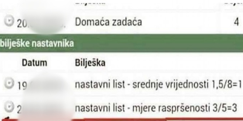 Bilješka profesorice iz e-dnevnika nasmijala je cijelu zemlju, morate vidjeti što je učenik izveo