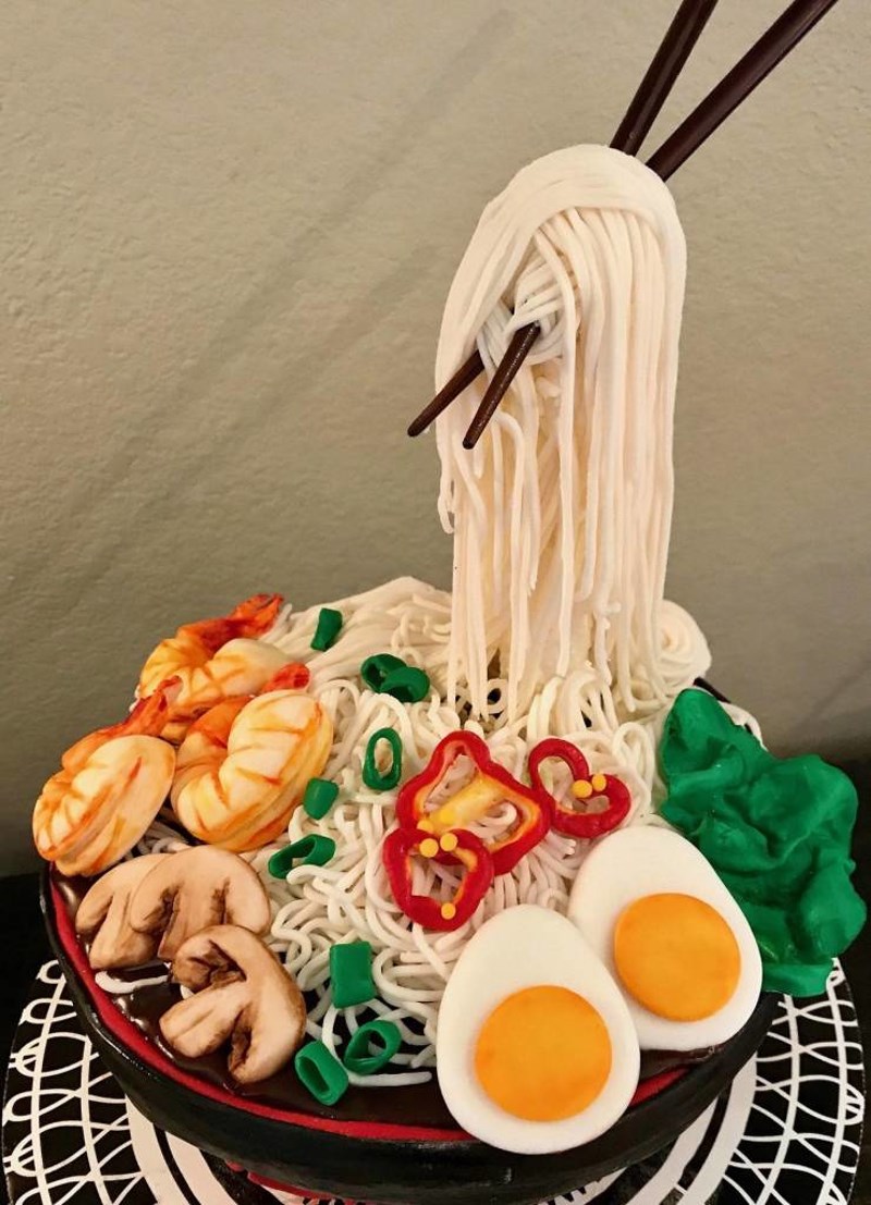 15. Realistična torta koja izgleda kao ramen