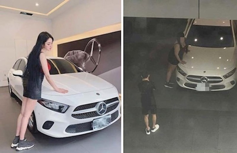 12. Ono što je ona stavila na Instagram VS ono što je netko potajno fotkao