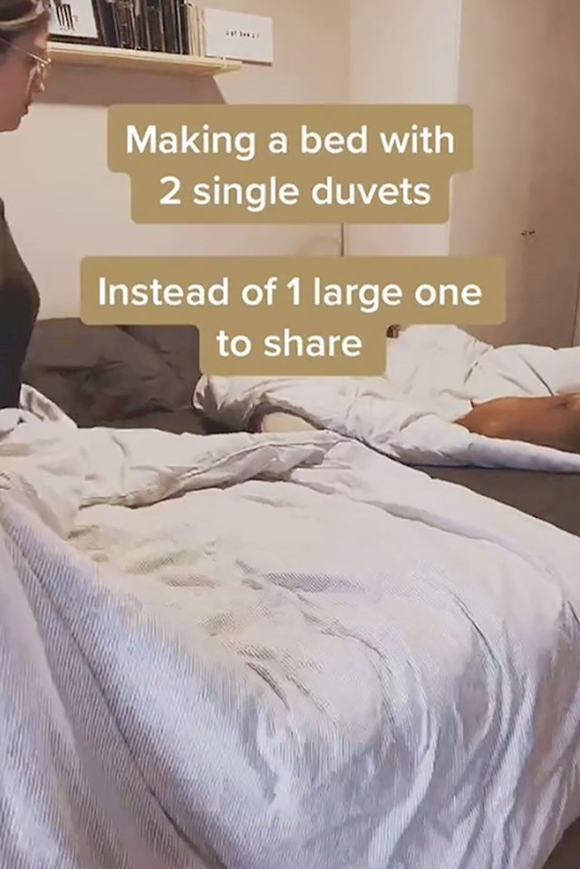 Bračni kreveti često sadrže dva pokrivača umjesto da dijelite jedan