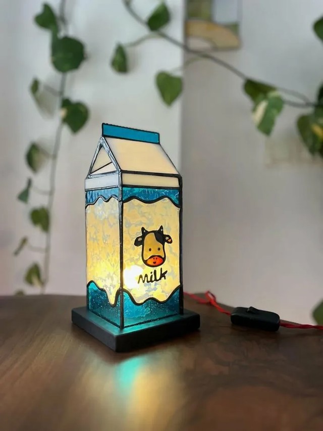 3D vitraj lampa