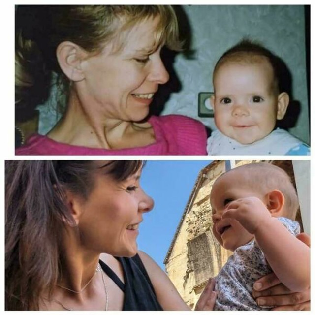 13. Moja mama i ja, a na drugoj smo fotki moja kći i ja. Sličnost je neporeciva.