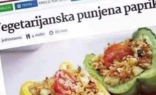 Komentar na recept za vegetarijansku punjenu papriku nasmijao je Balkan, odmah ćete vidjeti zašto