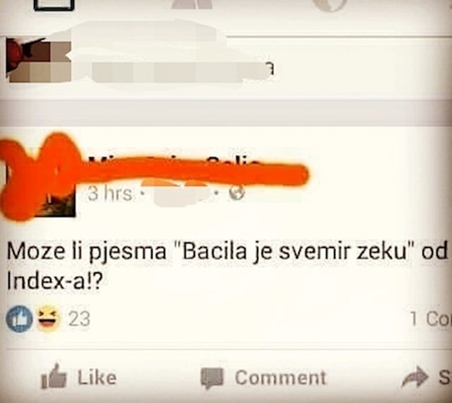 Umjesto bacila je sve niz rijeku...