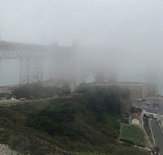2. Putovao sam 7 dana da bih vidio most u San Franciscu...