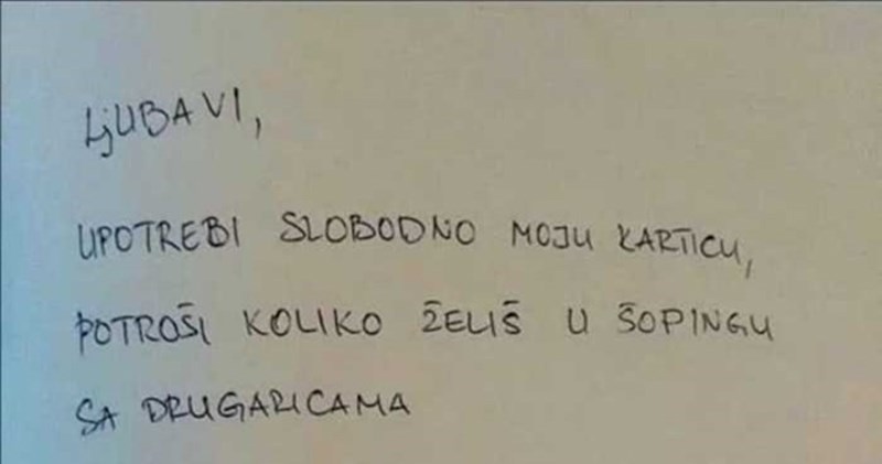 Otkrio je ženi pin svoje kartice, ali na način koji baš i neće uspjeti lako dešifriratI
