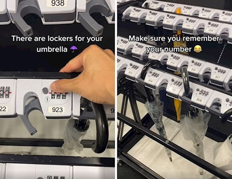 Ovo je mjesto gdje možete sigurno odlužiti kišobran bez straha da će ga netko odnijeti na izlazu iz dućana