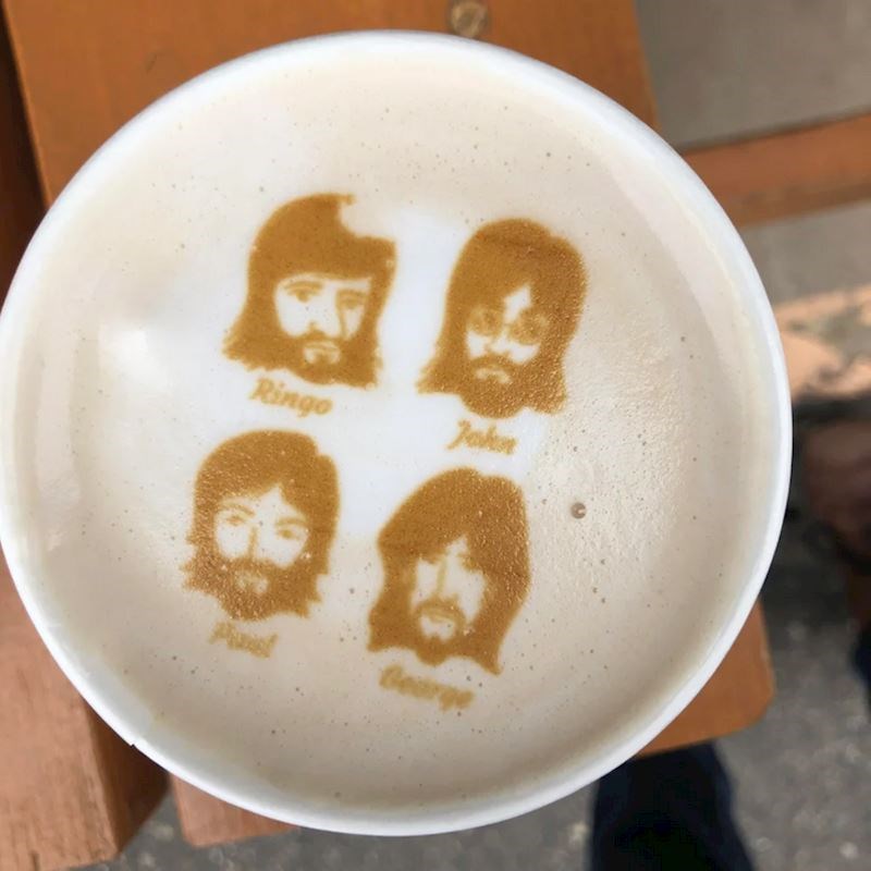 4. Kafić u kojem možete dobiti sliku svojih najdražih glazbenika u kavi