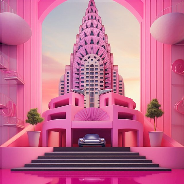 11. Barbie zgrada Chrysler