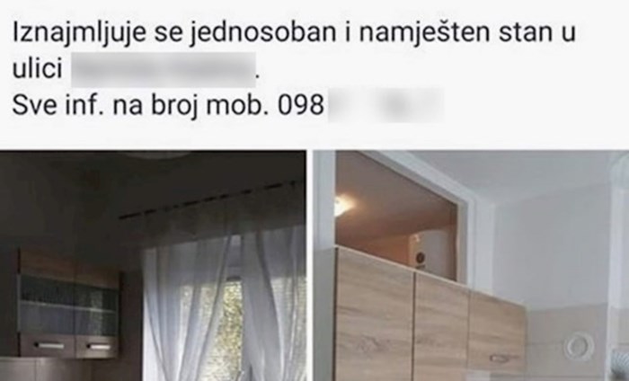Netko je objavio oglas za najam stana, bizaran komentar tipa koji je u njemu bio ukrao je svu pažnju